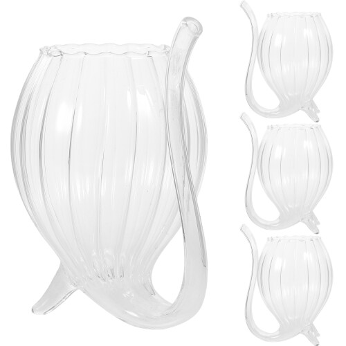 4Pcs Transparent Vampire Wine Glasses Creative Home Use Cups