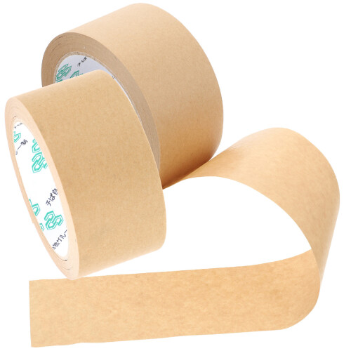 2 Zelfklevend Kraftpapier Tape Beschrijfbaar