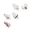 1 Set Nagelring Modischer Nagelschmuck Fingerdekoration 1