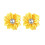 1 Beutel Mit 20Stück Selbstgemachte Chiffon Blumen Mit Strass 6