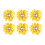 1 Beutel Mit 20Stück Selbstgemachte Chiffon Blumen Mit Strass 7