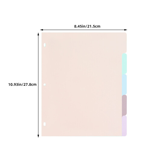 Binder Dividers Multi 1 Set 11 8,5 Zoll 2