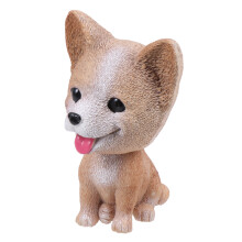 Car Shaking Dog Harz Backform Zuhause Auto Corgi Stil