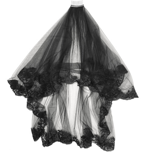 -Schleier Cape Duvet Halloween Spitze 1
