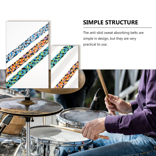 6St Drumsticks Bänder Wickelband Für 2