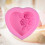 Moule Silicone Rose Rose Forme Coeur Pour 8