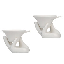 2 Sets Keramik Tee- Mit Guanyin Halterung