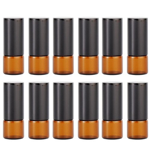 12 . 1 Ml Nachfüllbare Roll-On Flasche Aus Braunem 2