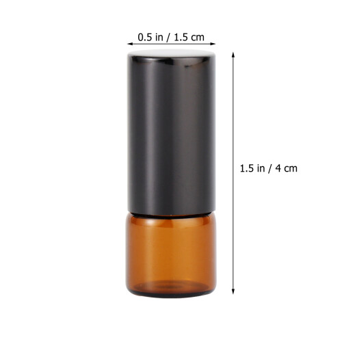 12 . 1 Ml Nachfüllbare Roll-On Flasche Aus Braunem 1