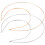 2Pcs Bridal Tiara Alloy Headband Double Layer Chic Wedding Accessory 10