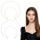 2Pcs Bridal Tiara Alloy Headband Double Layer Chic Wedding Accessory 9