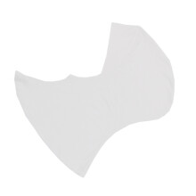 Women Verstellbare Hijab Schal Mütze Vollbedeckung 35x24cm Weiß