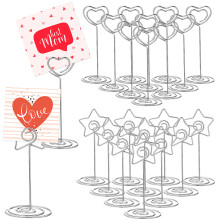 20 - und sternförmige fotohalter für hochzeiten, partys