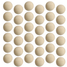 50Stk Unlackierte Halbe Holzkugeln 25mm Für DIY Bastelprojekte