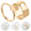 2Stk Paarringe Romantische Finger Ringe Geschenke 3
