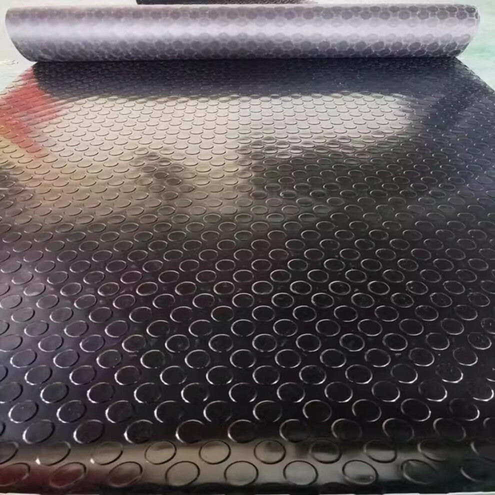 Wear-Resistant Rubber Garage Floor Mat Thick Large Floor Runner For Entry Shed Basement Workshop 0.8X1m 2.6X3.3ft 9393856471805