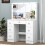 7 Drawers Vanity Table with 11 LED Lighted Mirror 4