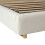 Warm White Boucle Double Bed with Arched Headboard 9