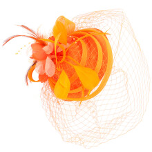 Tea Party Fascinator Hut Kopfschmuck Haarreif Clip Federbusch