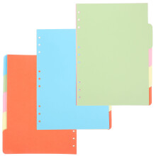 15 . Trennblatt Indexpapier Ordner Notizbuch Tab Einteiler