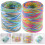 Raffiaband Papier Bastelband Bunt 2 6