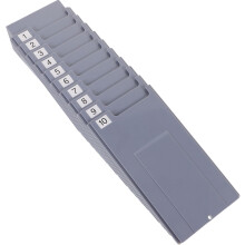 Expanding Time Cards Rack, Flexibles Karten-Aufbewahrungsregal
