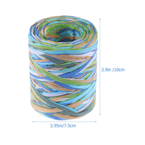 Raffiaband Papier Bastelband Bunt 2 1