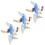 3 Kraanvogel Kraag Broches Kledingdecor 9