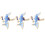 3 Kraanvogel Kraag Broches Kledingdecor 2