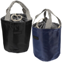 2Stk Isolierbeutel Bento Lunchtasche Runde Lebensmittelbeutel