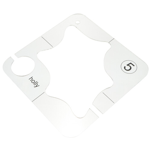 1 stück multifunktionales näh-stickplatz-tool mit hohldesign