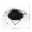 Fascinator Schwarz Schleier Stirnband Für 7