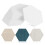 100 Stk Hexagon Schablonen Papierschnittmuster Für Patchwork Und 9