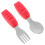 1 set, 2- . Baby-Trainingsgeschirr mit Gabel 1