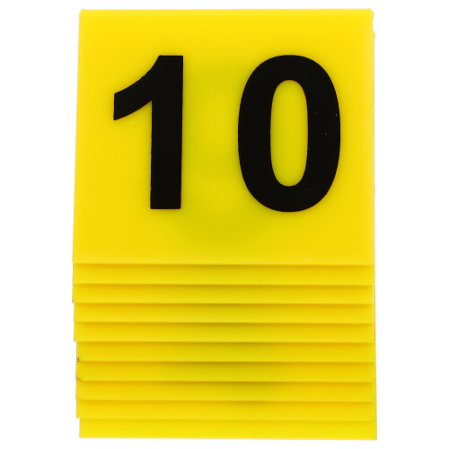 10 . marcadores acrílicos reutilizables 1-10 2