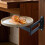 Wall Mounted Table Rotating Bedside Floating Desk 11.81-Inch Space-Saving Fold-Down Retractable Workstation For Bedroom 3