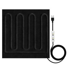 Adjustable Temperature USB Heating Pad Pet Car Seat Warmer USB Powered Heating Pad Soft Safe Warmth For Pets