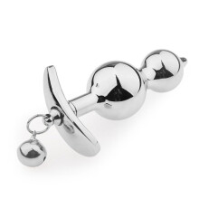Stainless Steel Expand Inflatable Anal Plug Prostate Massager, Anal Beads, Size Adjustable, G-Spot Dildo