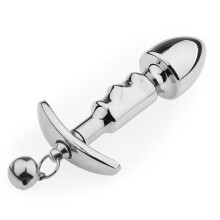Anal Plug with Anal Beads Stainless Steel For Men And Women Unisex G-Spot Sex Toy Couples Masturbator Expands Thrusting