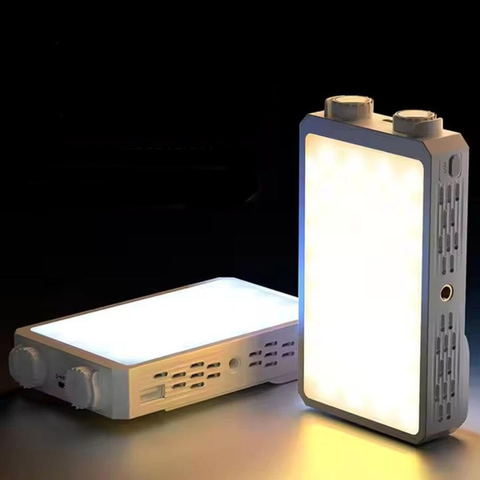 40W Portable Led Video 4400Mah Battery, 2500-9000K, 8 Ing Modes, Dslr/Camera Youtube Vlogging, 2-Pack Light/White 9354506411497