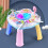 Learning Tables for Kids Musical Activity Table Interactive Number Learning Desk Multimode 3