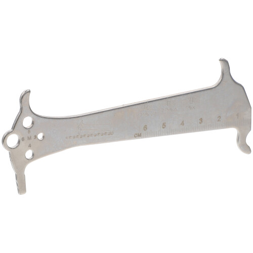 fietsketting slijtage indicator draagbare kettingmeter tool