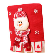 1PC stoelhoes Kerstman Sneeuwpop Elanden Stoel Terug-Stoelhoes B