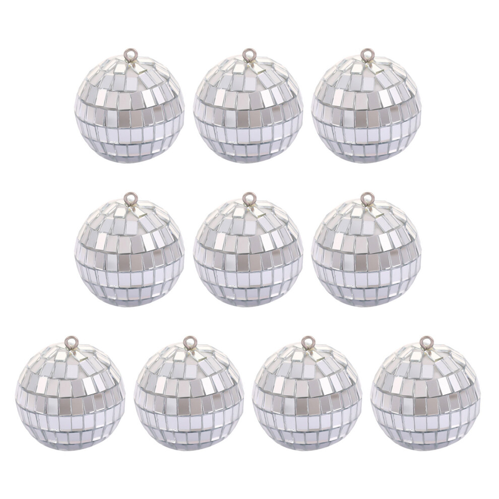 Reflective Foam Christmas Tree Decoration Mirror-Silver 5cm-image-OPC-PMBT9DM-NEW