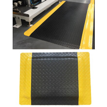 Industrial Anti-Fatigue Mat Non-Slip Waterproof Sponge Comfort Mat 60x60 Cm 23.6x23.6 In For Warehouses and Factories