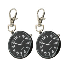 2Stk Quarzuhr Taschenuhren Mit Schlüsselanhänger Uhr