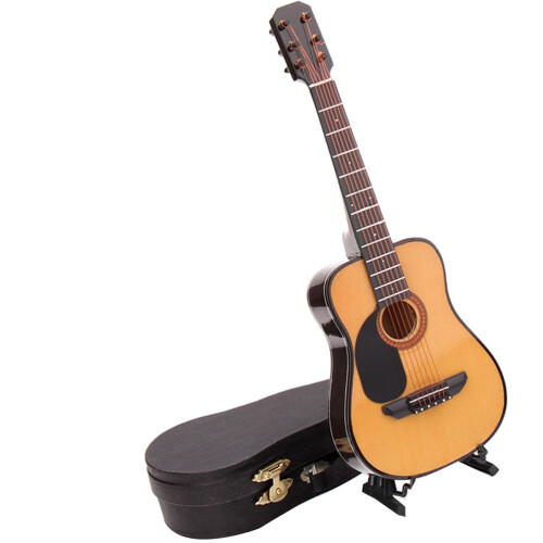 chitarra mini 25 cm strumento musicale realistico per casa e didattica 2