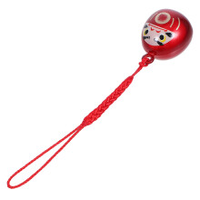 Ciondolo campanella stile giapponese Daruma, portachiavi decorativo
