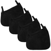 4 unidades de bolsas laterais para carrinho de bebê em malha portátil