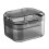 Orthodontic Retainer Aligner Case 3-Layer Portable Soaking Storage Box Black Dental Accessory 1